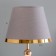 Highlight lamp with "Okli" E27 40W gray-gold 28x28x48 cm