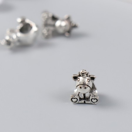 Busina for creativity Metal "Unicorned" silver 1x1.4 cm