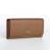 Women's wallet on a magnet, brown color