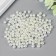 Beads for creativity Plastic "Sephron White" set of 200 pcs d = 0.6 cm