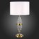 ST LUCE bedside lamp. SL1002.304.01. Onzo. 1x40 watts, E27, 36x36x65 cm, brass color