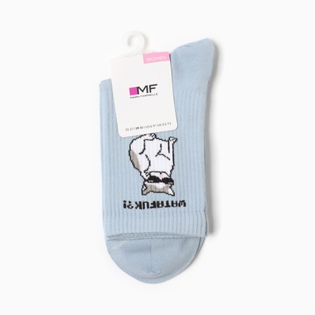 Women's socks, fog color, size 25-27-2