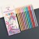 Colored pencils pastel, 12 colors, trihedral, Minnie Mouse and unicorn