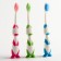 Baby toothbrush on a suction cup (nylon), color mix