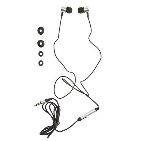 Headphones Blast BAH-291, vacuum, microphone, 103 dB, 32 Ohm, 3.5 mm, 1.2 m, color chromium