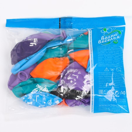 Shar Latex 12 "" Find the peaks... ", 5 tbsp., Set 25 pcs., Mix-4