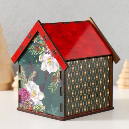 Tea house "Magic Winter" 10.5x9.5x12 cm-2
