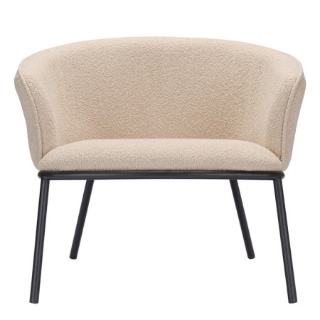 Paal lounge-peel, 740 × 700 × 650 mm, book, beige color-7
