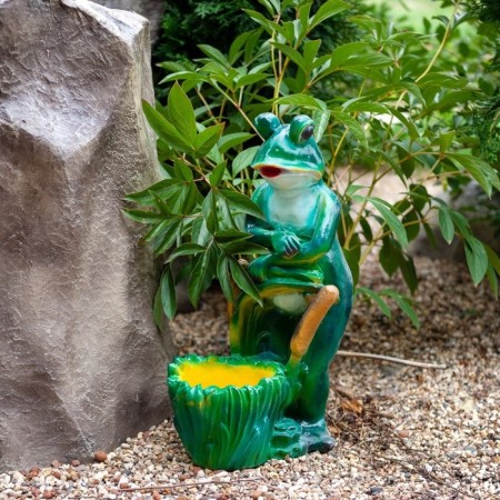 Kashpo "Frog in reeds" 30x20x45cm