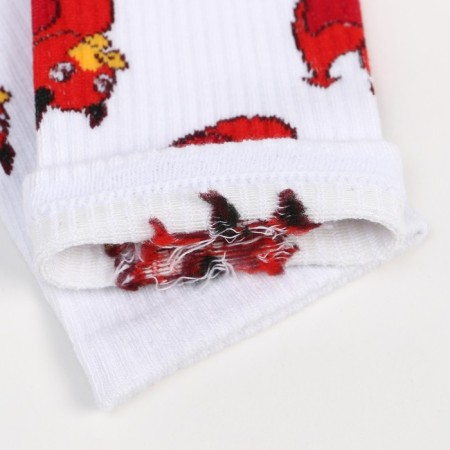Socks "duckling punk", white color, size 41-44-3