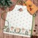Apron "Ethel" SHRISTMAS BELLS 60x70cm, 100% cotton, sarzha 190 g/m2