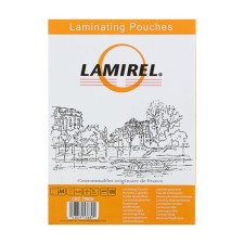 A4 216x303 mm lamination film, 75 μm, 100 pieces, glossy, lamirel