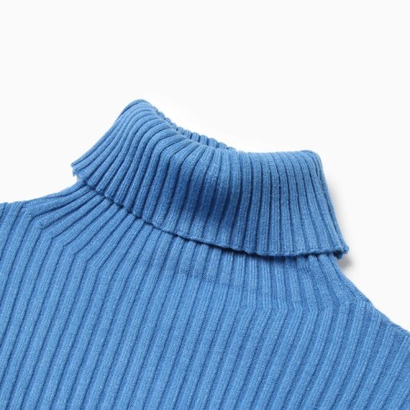 Women's turtleneck, indigo color, size 44-48-2