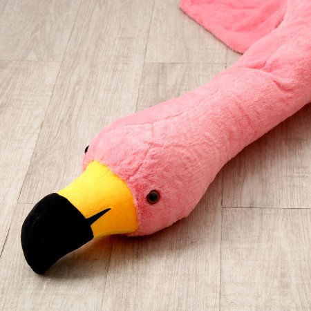 Soft toy "Flamingo", 190 cm, pink color-1
