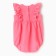 Body with ruffles crumb I am "Muslin", height 74-80 cm, pink color