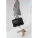 Business Business El Masta with a zipper, 2 outer pockets, long belt, black color