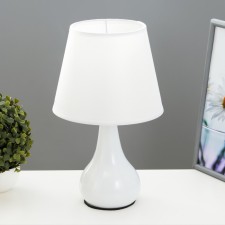 Table lamp 58084/1 1x40W E27 white 20x20x35.5 cm Risalux