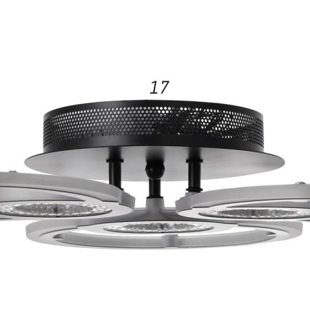 Causteen with PDU 1134/3BK LED 102W 3000K-6000K Dimmer black 56x56x7 cm Bayerlux-7