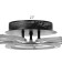 Causteen with PDU 1134/3BK LED 102W 3000K-6000K Dimmer black 56x56x7 cm Bayerlux