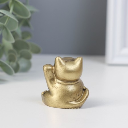 NECSK Polystone "Mani-Neko. Happiness and wealth" Set 2 pcs 3.5x4.5 cm-3