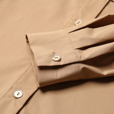 Women's blouse minku: casual collection beige color, pr 44-7
