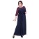 Women's dress, size 54, blue, red color