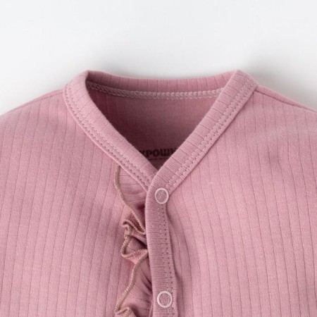 Combineson crumb I am with ruffles, pink color, height 80-86 cm-3