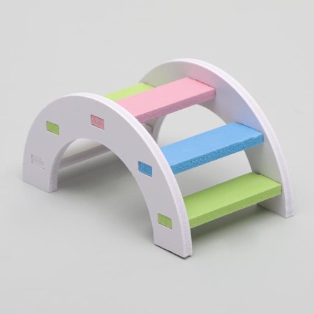 Ladder for rodents semicircular, mix of flowers-2