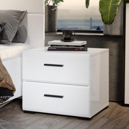 Covereign cabinet "York", 502 × 446 × 442 mm, white / white gloss color-2