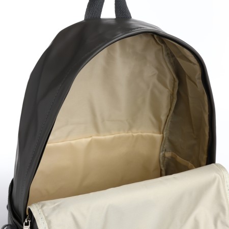 Youth backpack with lightning, 3 pockets, gray color-5