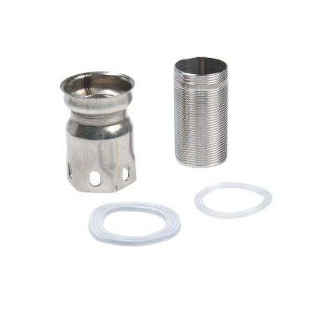 Sink mixer Zein ZS-4, high, square, cartridge 35 mm, stainvated. Steel, satin-8