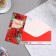 Money envelope "Congratulations!" glitter, red roses, 8.3x16.7 cm