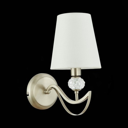 Wall lamp EVOLUCE. Sle111201-01. Bergamo. 1x40 W, E14, 15x29.5 cm, Nickel color, transparent-3