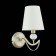 Wall lamp EVOLUCE. Sle111201-01. Bergamo. 1x40 W, E14, 15x29.5 cm, Nickel color, transparent