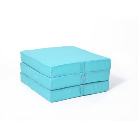 PUF "Mobile Matrass", size 67x61x33 cm, water -repellent tissue, turquoise