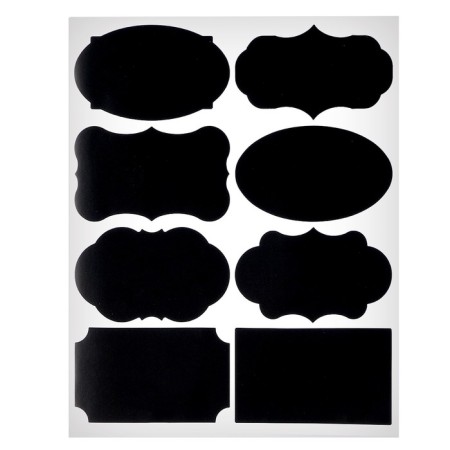 The stickers are waterproof, a set of sheets 5 pcs., Cretaceous marker, size 1 stickers - 90 × 55 mm-3