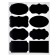 The stickers are waterproof, a set of sheets 5 pcs., Cretaceous marker, size 1 stickers - 90 × 55 mm