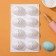 Form for mussa desserts and baking konfinetta "Jelly", silicone, 30 × 17.5 × 4 cm, 8 cells (7.4 × 5.3 × 4 cm), white color
