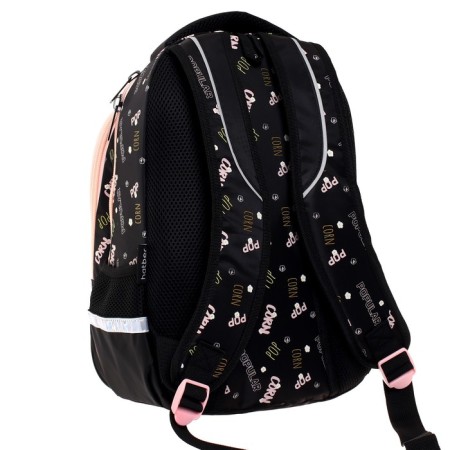 School backpack 40 x 26 x 19 cm, ergonomic back, Hatber sreet "Fashionable corn" NRK_77089-1