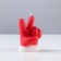 Decorative candle "New Year's greetings", 6x5x9.5 cm