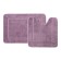 A set of mats for the bathroom IDDIS, 65x45 cm, 45x45 cm, microfiber, purple color