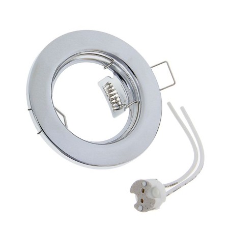 Building lamp Ecola, DL90, MR16, GU5.3, 30 x 80 mm, flat, chromium color-1