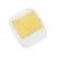 Holder self -adhesive tundra krep, 45x45 mm, square, white, 3 pcs.