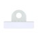 Hook-lumber self-adhesive 2.5 × 4 cm (packing 100 pcs.), Transparent