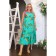 Sarafan female, size 52, turquoise color