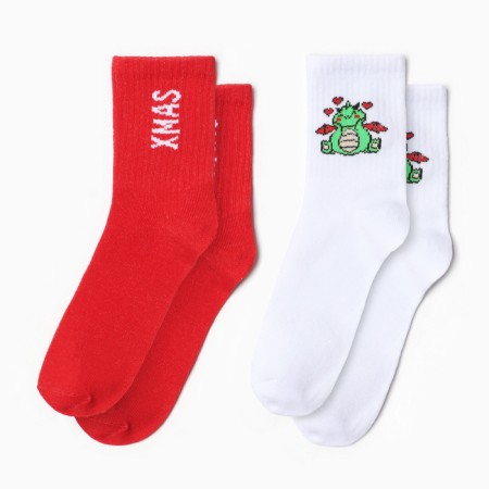 Набор женских носков KAFTAN "Marry XMAS" р. 36-40 (23-25 см), 2 пары-1