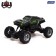 Radio -controlled jeep Monster, 1:18, light and sound effects, works on the battery, green color