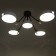 Luga "Lag" 5XLED 120W 3000-6000K black and white 81x81x30 cm Bayerlux