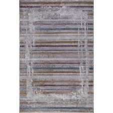 Rectangular carpet Karmen Hali Quantum, size 195x400 cm, color Grey/Grey
