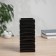 VAZ Coramics Table "Thiago" stripes, 19x9 cm, black